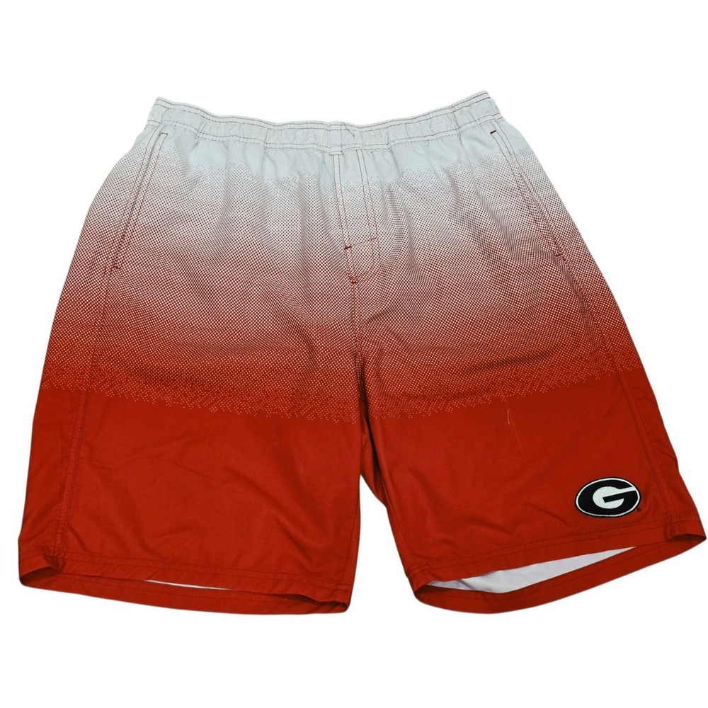 Georgia Bulldogs G-III Swim Trunks Men's XXL Red White UGA Gradient Shorts